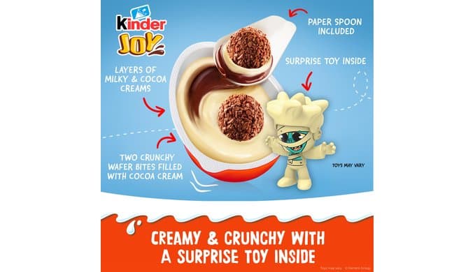 Kinder Joy Eggs, Halloween Party Favors for Kids, Treat and Toy, 6 Count thumbnail 4