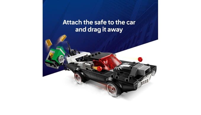 LEGO Marvel Spider-Man vs. Venom Muscle Car Toy - Building Set for Kids, Boys and Girls, Ages 7+ - with Spider-Man, Venom, and Spider-Woman Minifigures - Superhero Gift Idea for Birthday - 76309 thumbnail 4