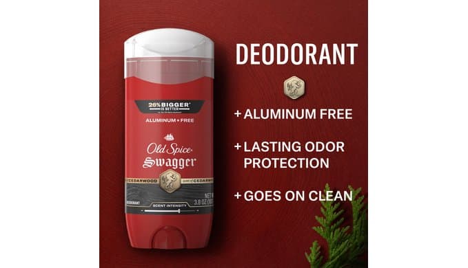 Old Spice Deodorant for Men, Aluminum Free, Swagger Scent, 3.8 oz Pack of 3 thumbnail 2