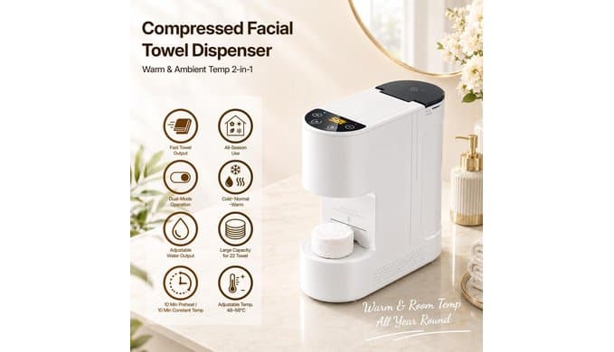 Towel Warmer for Bathroom & Spa,BEQOOL Hot Face Towel Dispenser Machine thumbnail 3