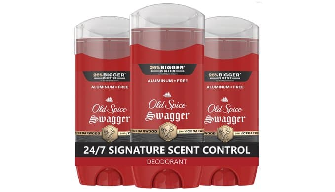 Old Spice Deodorant for Men, Aluminum Free, Swagger Scent, 3.8 oz Pack of 3 thumbnail 1
