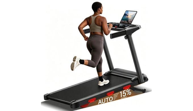 CURSOR FITNESS 15% Auto Incline Treadmills for Home, 300LBS Capacity thumbnail 1