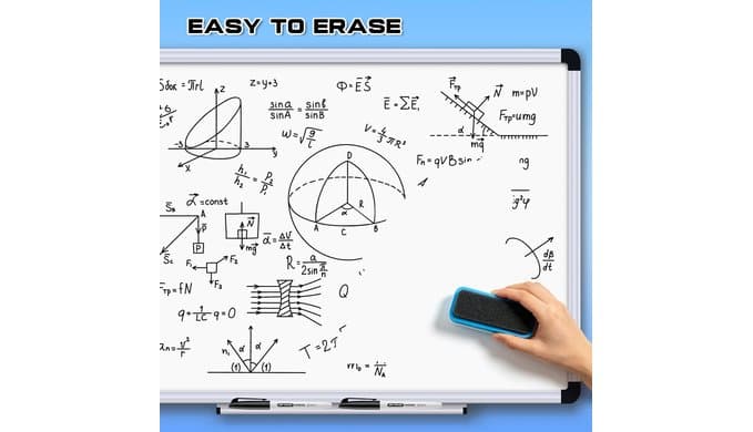 48 Count Dry Erase Markers Bulk - Black, Fine Tip, Whiteboard Erasable Markers for Students Teachers, Ideal for Classroom, Home, Office, Back to School Supplies thumbnail 5