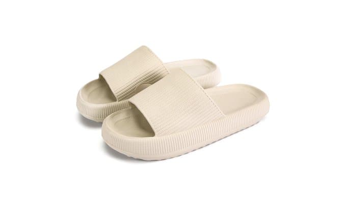 rosyclo Cloud Slippers for Women and Men Cushioned Thick Sole Slide Sandals thumbnail 1