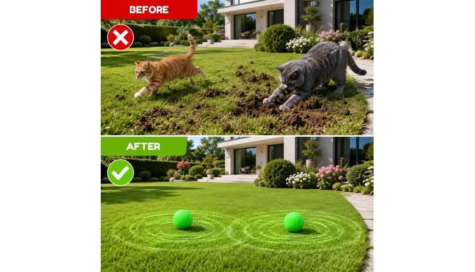 Cat Repellent Outdoor Keep Cats Away, Cat Deterrent Indoor and Outdoor 1 thumbnail 4