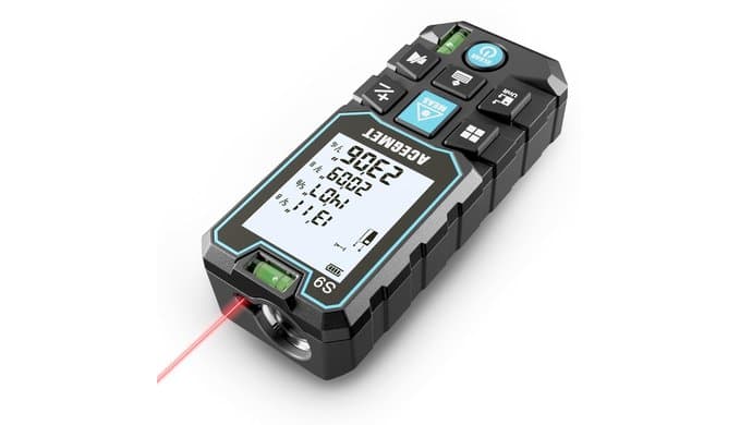 S9 229ft/70m Laser Measuring Tool, LCD Backlit Display thumbnail 1