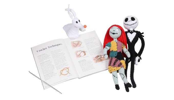 Disney Tim Burton's The Nightmare Before Christmas Crochet - Jack Skellington Amigurumi - Yarn, Safety Eyes, Crochet Hook and Instructional Booklet - ... Fans - Officially Licensed (Crochet Kits) thumbnail 4