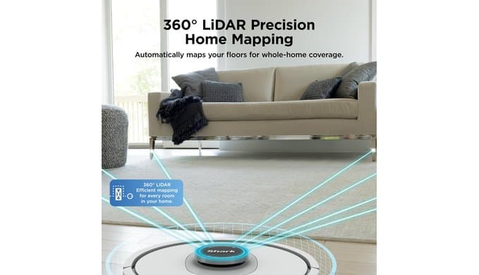 Shark AI Ultra Robot Vacuum, 60-Day Self-Emptying Base, Black, AV2511AE thumbnail 5