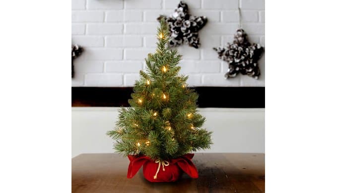 National Tree Company 24in Pre-Lit Majestic Fir Mini Christmas Tree thumbnail 2