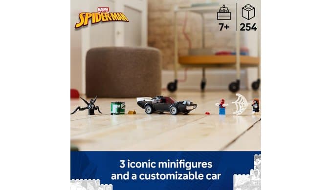 LEGO Marvel Spider-Man vs. Venom Muscle Car Toy - Building Set for Kids, Boys and Girls, Ages 7+ - with Spider-Man, Venom, and Spider-Woman Minifigures - Superhero Gift Idea for Birthday - 76309 thumbnail 2