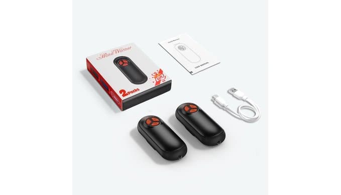 Upgraded Hand Warmers Rechargeable 2 Pack, AI Electric Hand Warmers, Portable Heater, 1s Safe Rapid Heat, 5 Gears Temperature Control, for Hunting, Camping, Hiking, Outdoor thumbnail 5