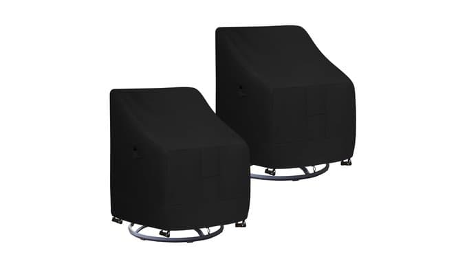 Easy-Going Waterproof Outdoor Swivel Chair Cover, 2 Pack-33Wx35Dx38.5H inch thumbnail 1
