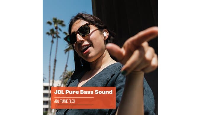 JBL Tune Flex - True Wireless Noise Cancelling Earbuds (Black), Small thumbnail 2