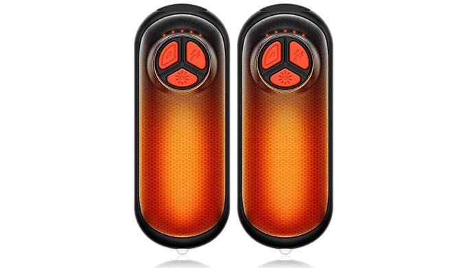 Upgraded Hand Warmers Rechargeable 2 Pack, AI Electric Hand Warmers, Portable Heater, 1s Safe Rapid Heat, 5 Gears Temperature Control, for Hunting, Camping, Hiking, Outdoor thumbnail 1