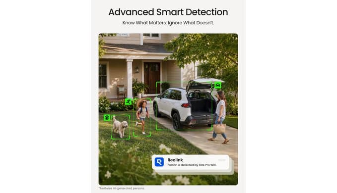 REOLINK Elite Pro WiFi, 16MP Outdoor Security Camera, 180° Panoramic View thumbnail 5