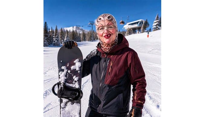 Funny Ski Mask for Adults Old Man Realistic Balaclava Face Mask thumbnail 5