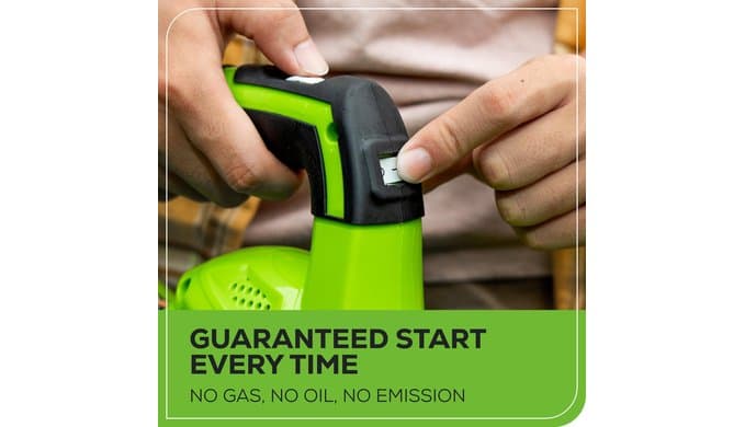 Greenworks 40V Cordless Leaf Blower, 135 CFM, 2.0 Ah Battery and Charger thumbnail 4
