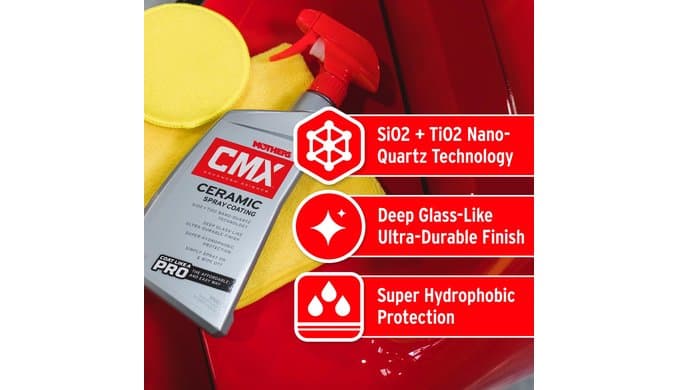 Mothers CMX Ceramic Spray Coating, 24 oz. (01024) thumbnail 3