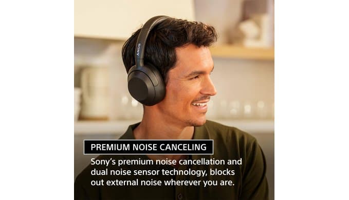 Sony ULT WEAR Over-Ear Noise Canceling Wireless Headphones, Black thumbnail 2