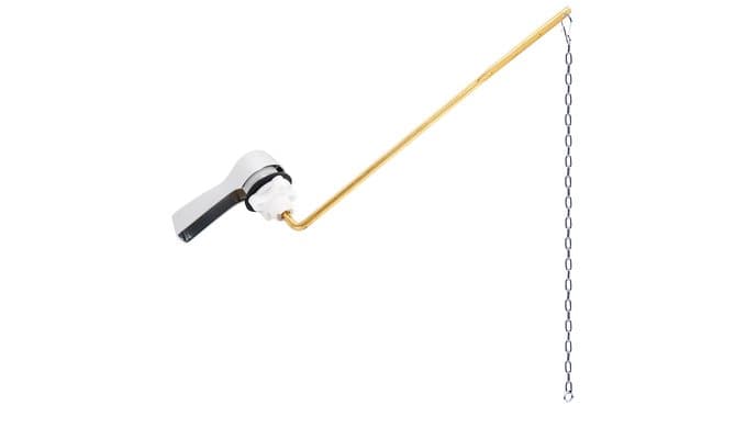 Hibbent Universal Metal Front Mount Toilet Handle Replacement Kit, Chrome thumbnail 1