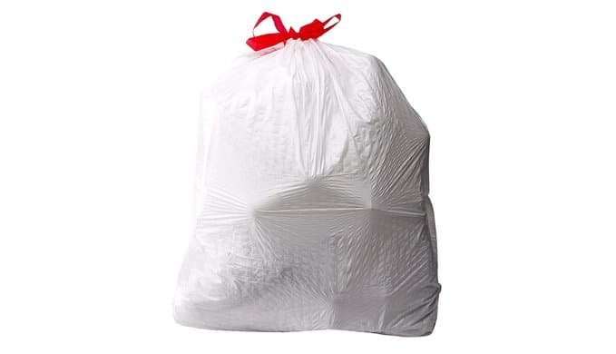 Amazon Basics Flextra Tall Kitchen Drawstring Trash Bags, 13 Gallon, 50 Count, Tear-Resistant, Unscented thumbnail 2