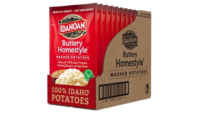Idahoan® Buttery Homestyle® Mashed Potatoes, 4 oz (Pack of 12) thumbnail 1